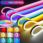 Ruban LED Néon RGB Bluetooth 24V – IP67 | 5M-30M | Sync Musique | Int/Ext TechVisio