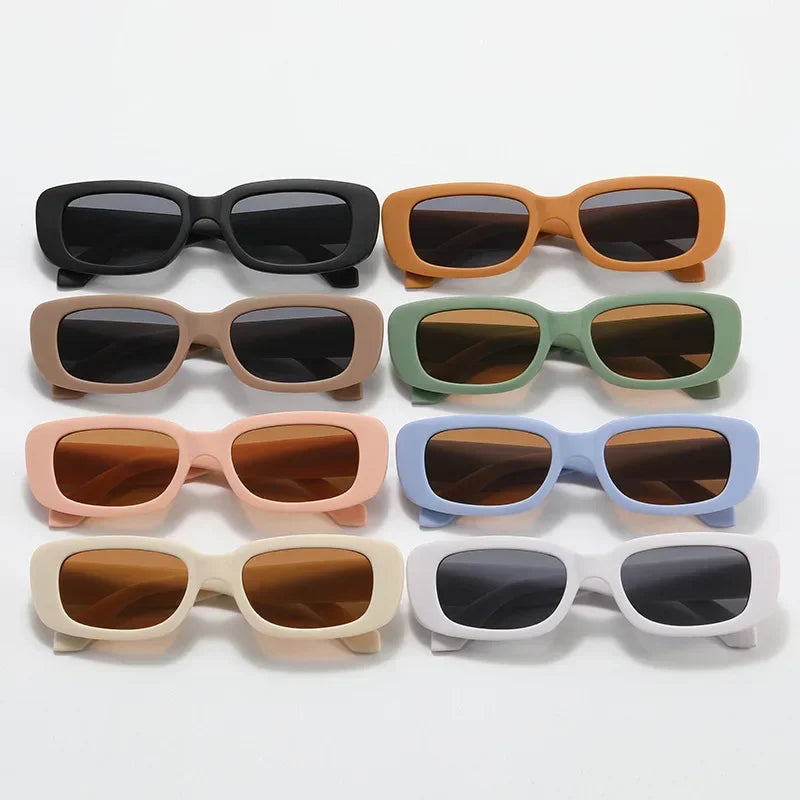 Children Cute Vintage Frosted Rectangle Sunglasses Outdoor Girls Boys Sweet Sun glasses Protection Classic Kids eyewear UV400 TechVisio