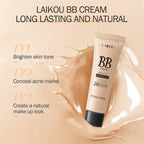 BB Cream Base Makeup Long Lasting Waterproof Brighten Skin Tone Cover Blemishes 30ml Concealer Foundation Liquid Face Makeup TechVisio