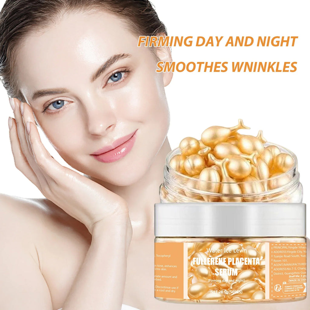 50Pcs Collagen Face Care Capsules Serum Spot Acne Wrinkle Remover Firming Whitening Hyaluronic Acid Essence Skin Care New style TechVisio