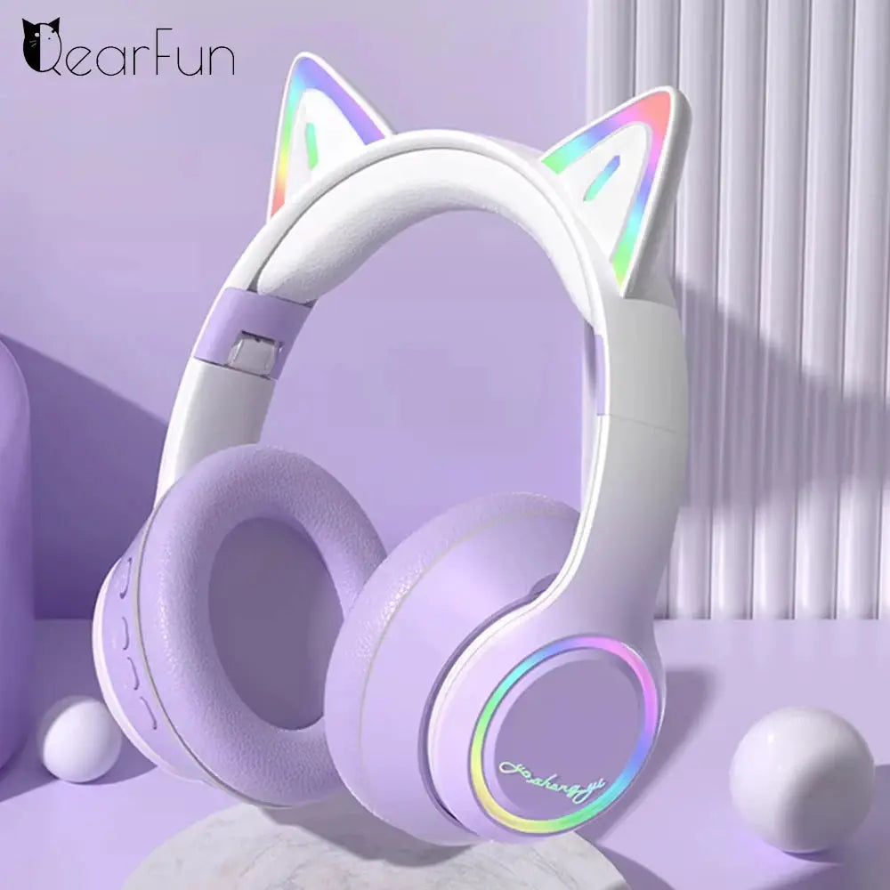 Casque Bluetooth Oreilles de Chat TechVisio