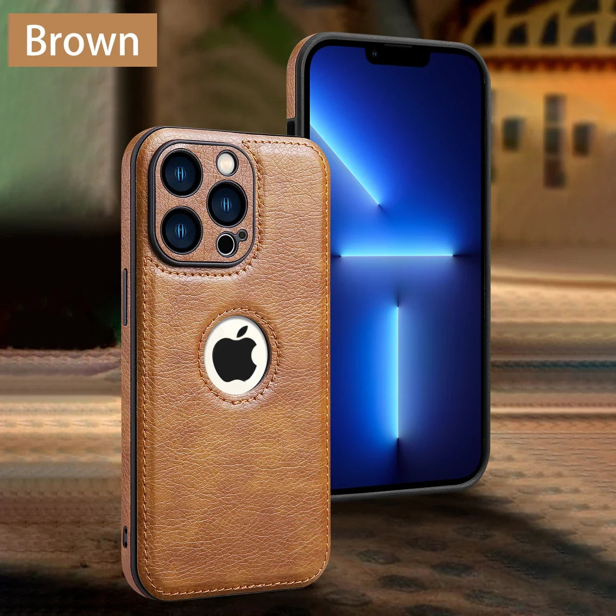 High Quality PU Leather Case for Apple iPhone 17 Pro Max 11 12 13 14 15 16 Plus Logo View Luxury Business Mobile Phone Cover TechVisio
