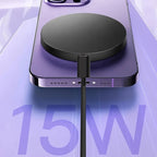 Mini Magnetic Wireless Charger Phone Pad For Magsafe iPhone 17 16 15 14 13 12 Pro Max Airpods 4 Pro Magnet Fast Charging Station TechVisio