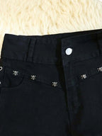 Shorts Women Skinny Creativity Lace-up Popular Streetwear Daily Personality Students Holiday Fashion Sexy American Retro Leisure TechVisio
