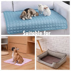 Extra Large Size Summer Pet Cooling Mat, Durable Ice Pad & Breathable Cool Bed, Comfortable Cool Blanket for Small Large Dogs Cats, Practical Pet Supplies for Home Sofa TechVisio