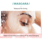 4D Mascara, Black, Waterproof, Ultra-Long, Volumizing, Long-Lasting Smudge-Proof, Perfect Festivals and Special Occasions TechVisio