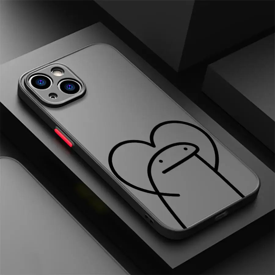 Coque iPhone Cartoon Matchman – Mat Anti-Choc PC+TPU