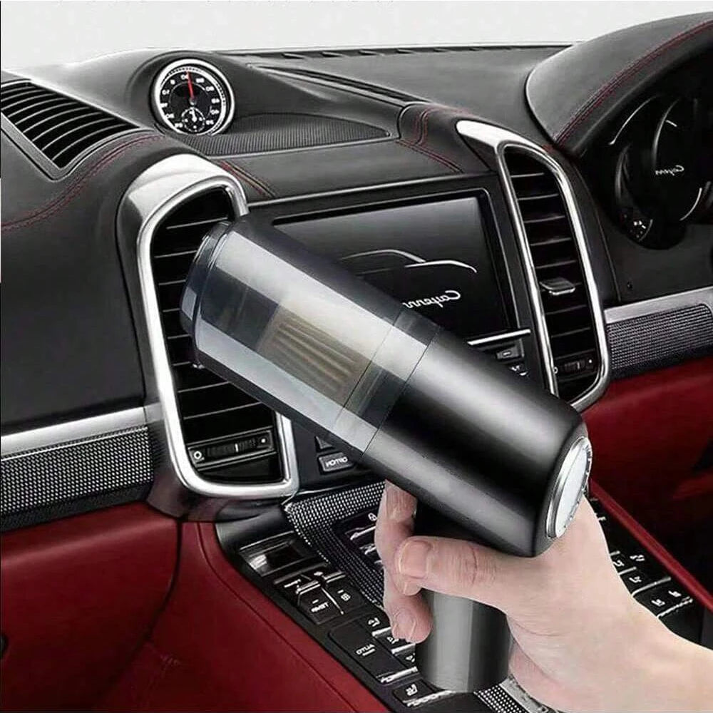 3 In 1 Integrated Suction And Blowing Vacuum Combination Vacuum Cleaner USB Charging Small Car Household Vacuum Cleaner TechVisio