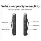 1080P HD Mini Camera Portable Small Digital Video Recorder Surveillance Camcorder Night Vision Video Police BodyCam Infrared TechVisio