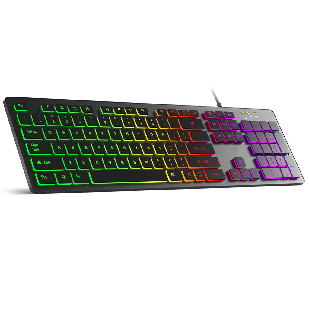 FUYUMY – Clavier Gaming RGB 104 Touches USB Multilingue