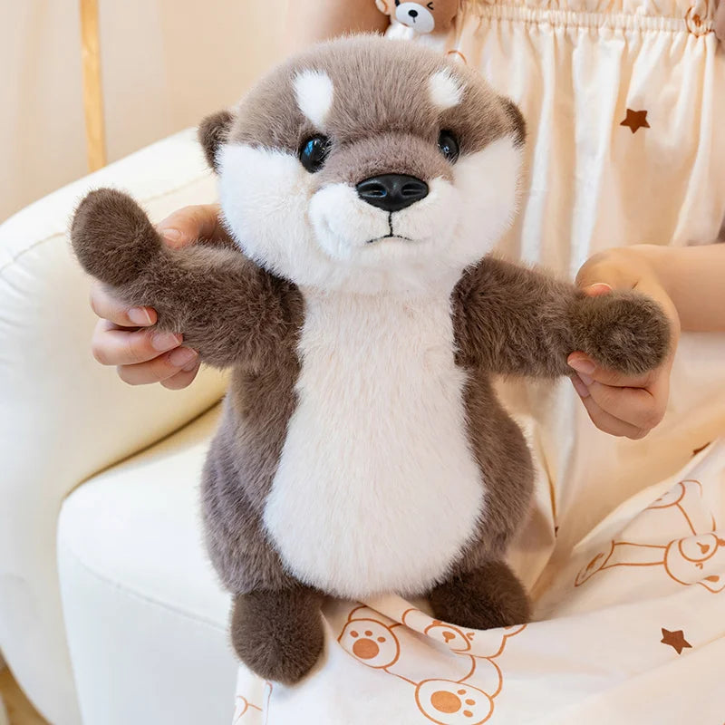 Peluche Loutre Bras Magnétiques 25cm ou 35cm – Doudou Cadeau TechVisio