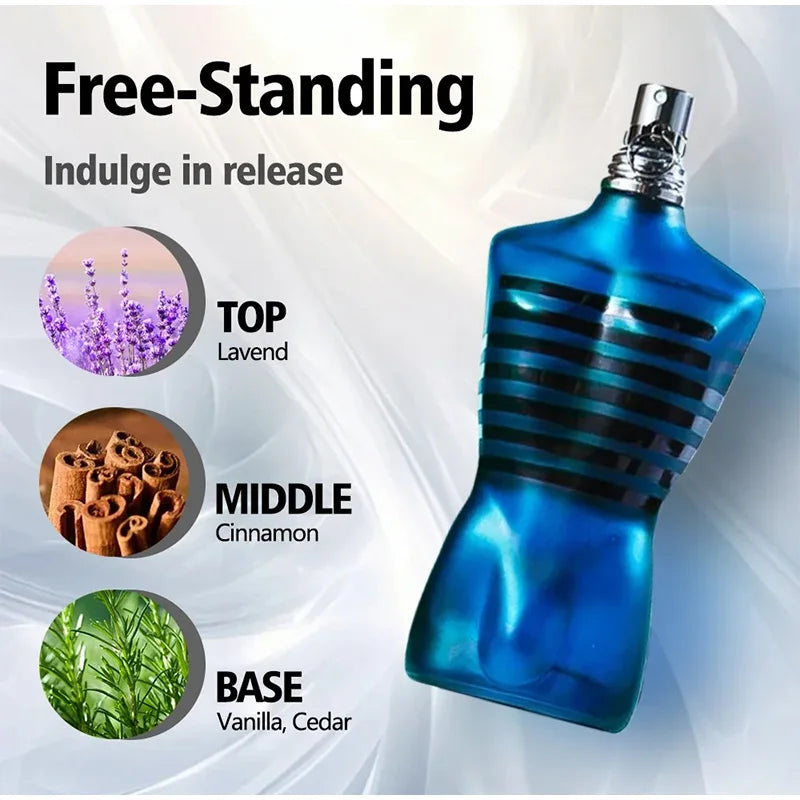 Men`s Perfume Long Lasting Eau De Toilette 100ML Eau De Cologne Male Naturally Fragrant Fashionable Spray Men Eau De Parfume TechVisio