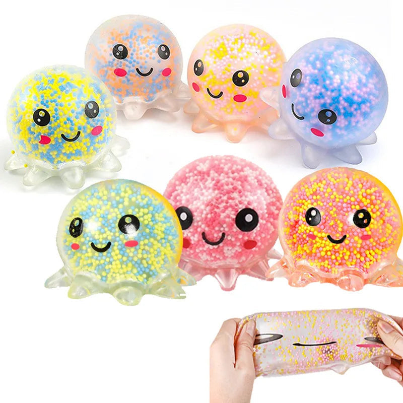 Kawaii Animal Stress Ball Fidget Toys Stress Relief Decompressions Toy Slow Rebond Squishy Toy for Kids Adult антистрес TechVisio