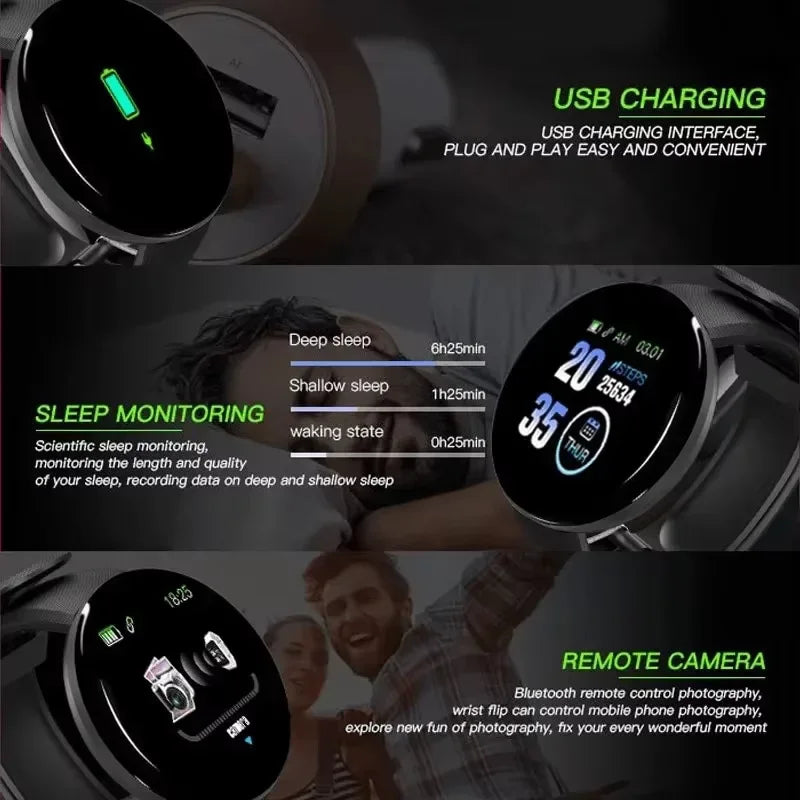 DIXSG D18 – Smartwatch Connectée Bluetooth 5.0