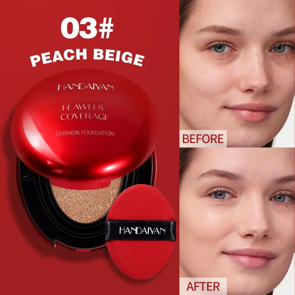 Air Cushion Foundation Light Natural Moisturizing Concealer Whitening Oil-control Women Base Long-lasting Makeup Korean Cosmetic TechVisio