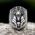 Bague Anubis Dieu Égyptien Vikingar Lin