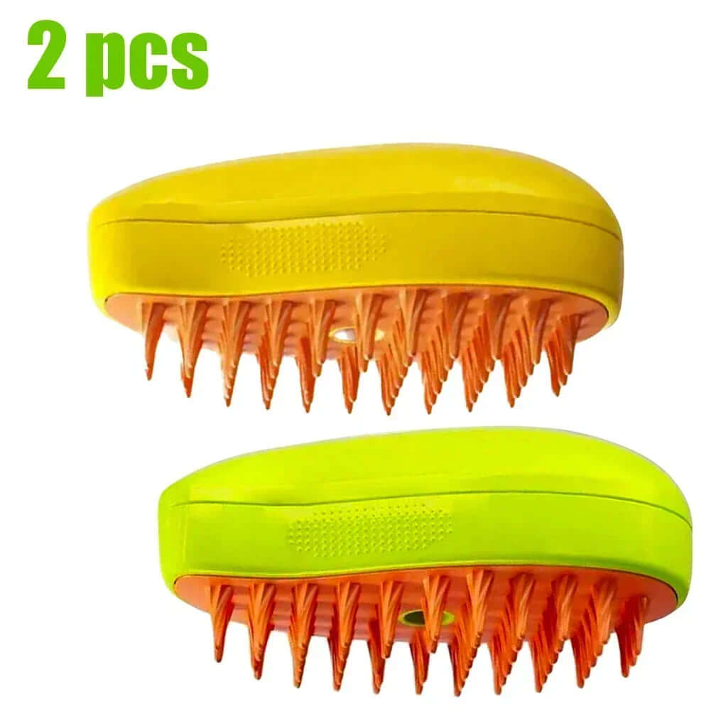 1~2pcs Steam Pet Brush 3-in-1 Massage Dog Steamy Brush Spray Beauty Tangled and Loose Hair Removal Cats Grooming Comb Dogs TechVisio