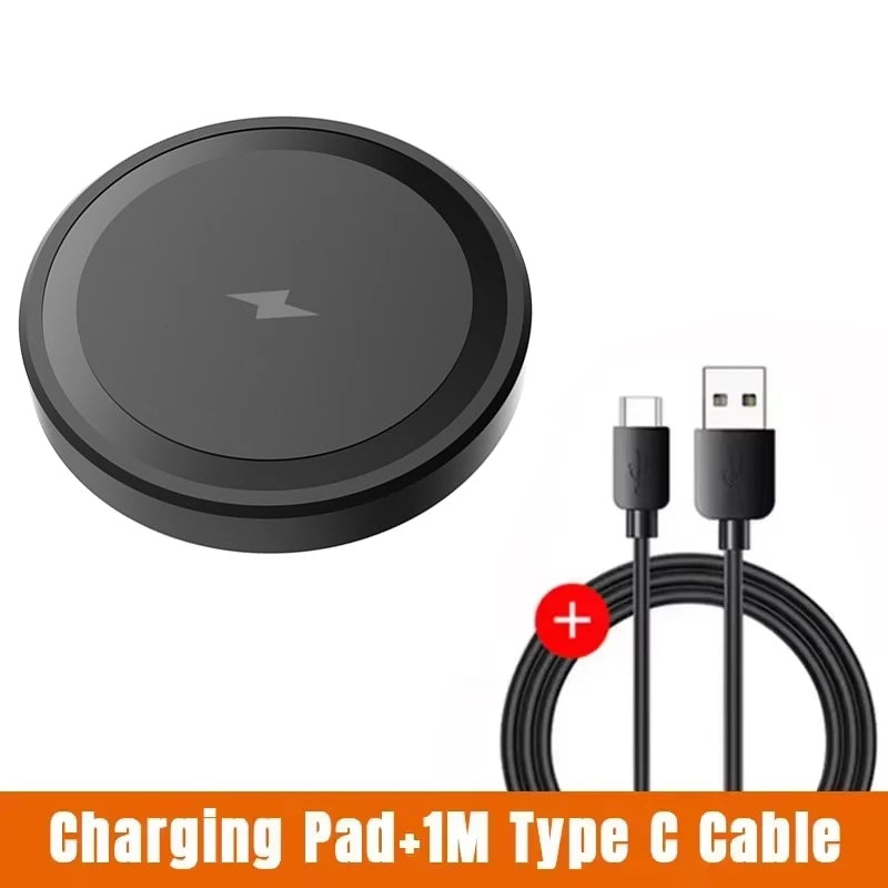 Mini Magnetic Wireless Charger Phone Pad For Magsafe iPhone 17 16 15 14 13 12 Pro Max Airpods 4 Pro Magnet Fast Charging Station TechVisio