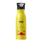 500ML Stainless Steel Water Bottle with Straw Kawaii Water Bottle Children's Sport Bottle Leak Proof Durable Kettle Eco-Friendly TechVisio