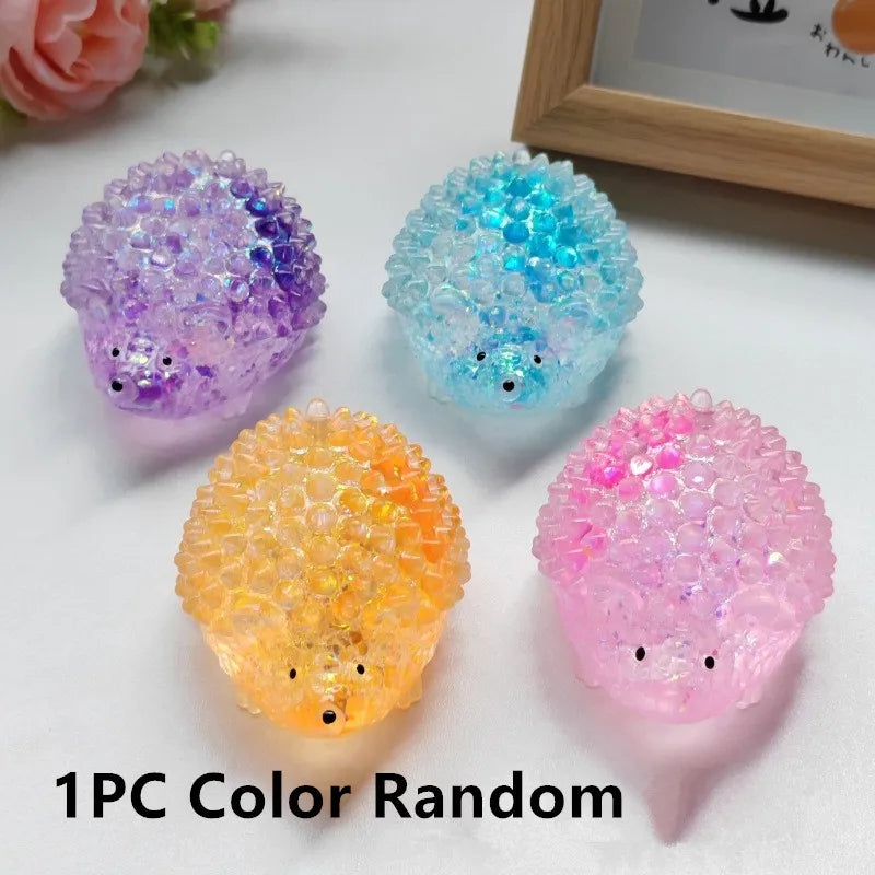 Datgo Anti-Stress Glitter Squishy Rabbit - Slow Rebound TPR, Sensory Toy for Kids & Adults