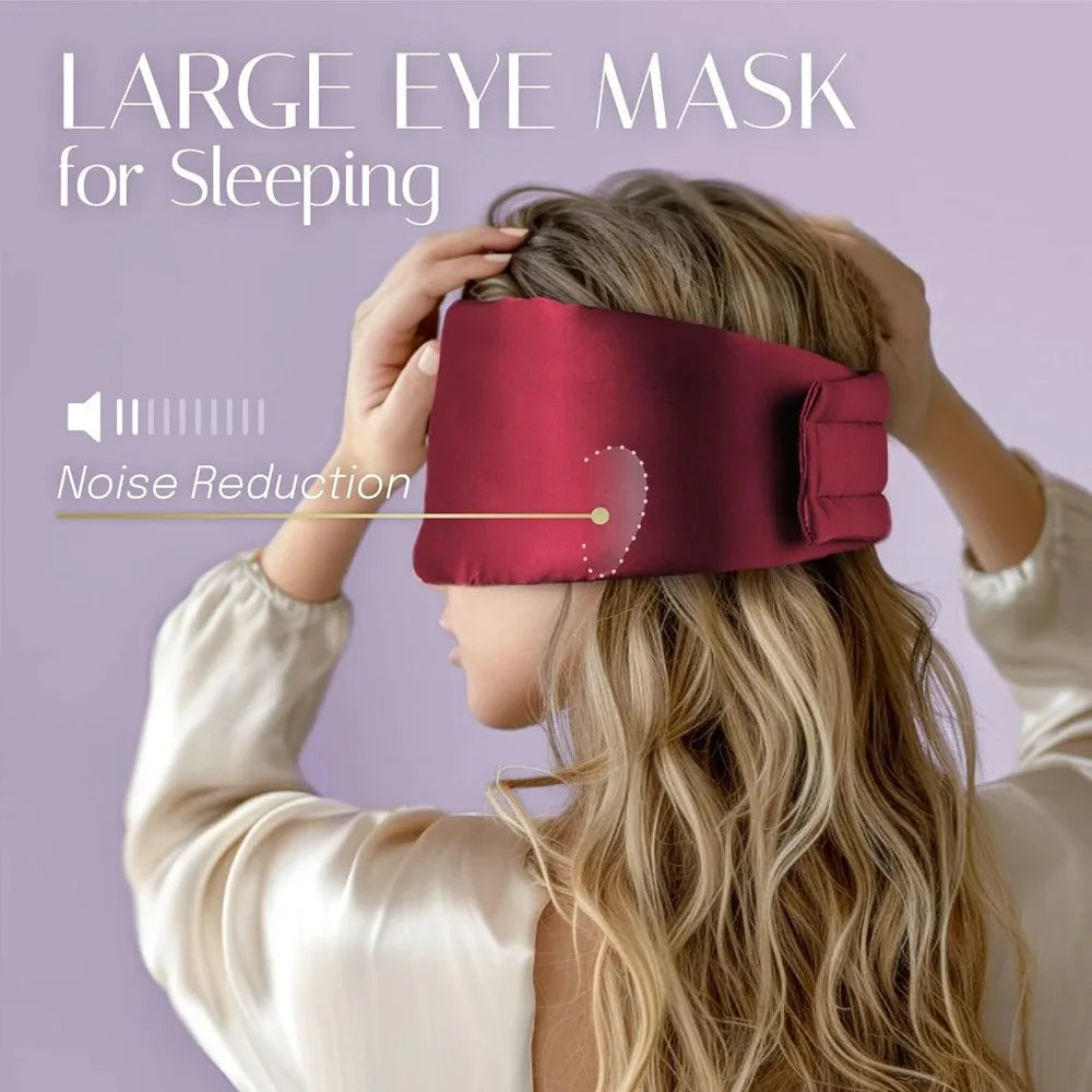 100% Maulbeerseide-Schlafmaske – Anti-Falten | Verdunkelnd | 6 Farben