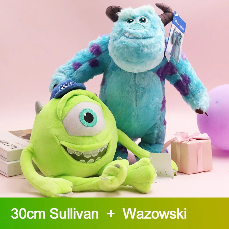 Fluffy Kawaii Sulley Mike Wazowsky Monsters University Stuffed Plush Animals Toy Sets Cute Pixar Doll For Boy Girl Birthday Gift TechVisio