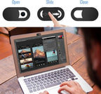 Webcam Cover Shutter Magnet Slider Plastic Camera Cover for iPad Tablet Web Laptop Pc Camera Mobile Phone Lenses Privacy Sticker TechVisio