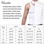 Compression Shirt Slimming Body Shaper Vest Men Gym Workout Sleeveless Gynecomastia Abdomen Waist Trainer Shapewear TechVisio