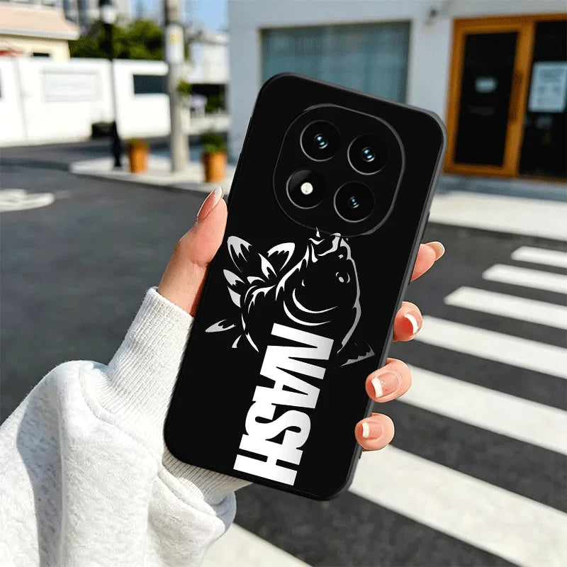 Xiaomi Redmi Note Pêche Nash Fishing Hülle – Weiches TPU Silikon, Redmi Note 10 bis 15 Pro