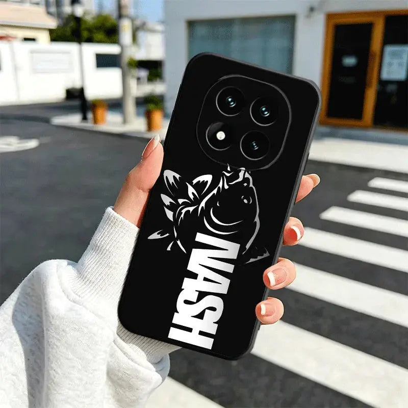 Coque Xiaomi Redmi Note Pêche Nash Fishing – Silicone TPU Souple, Redmi Note 10 à 15 Pro TechVisio