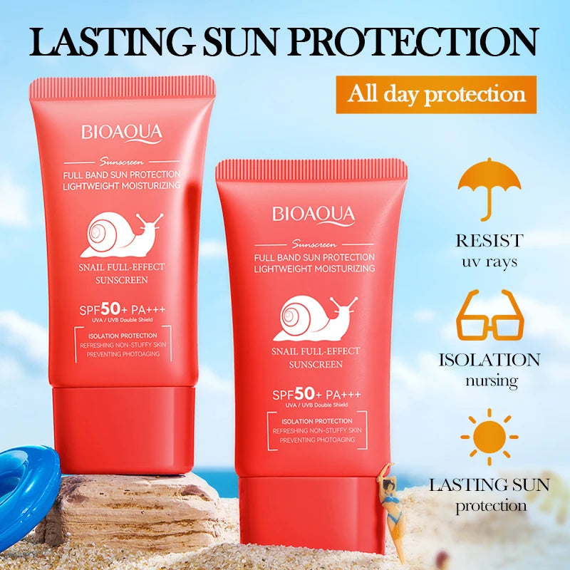 BIOAQUA Crème Solaire SPF 50 – Visage & Corps Anti-Âge BIOAQUA