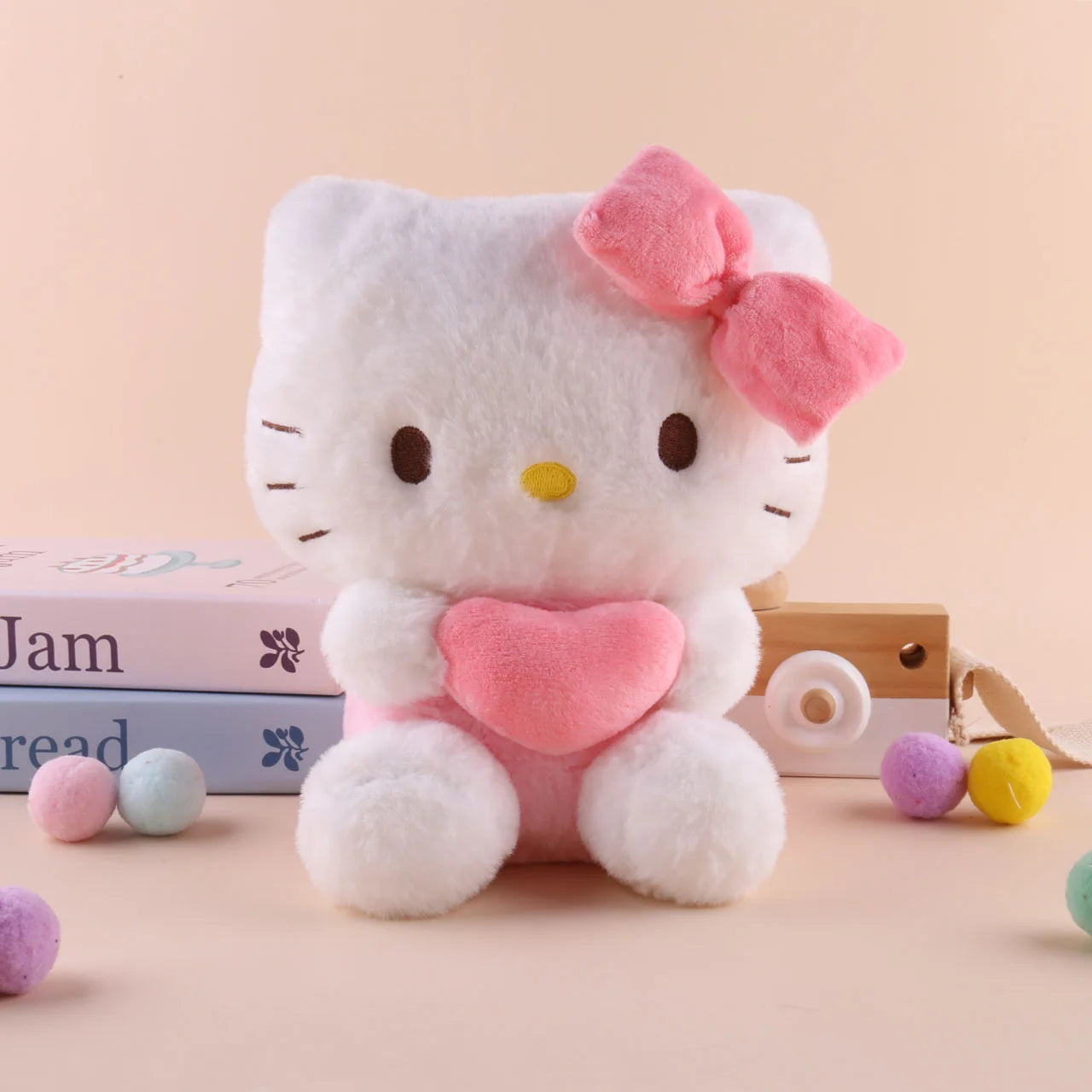 Peluche Coussin Sanrio 22cm – Hello Kitty, Kuromi, Melody, Cinnamoroll