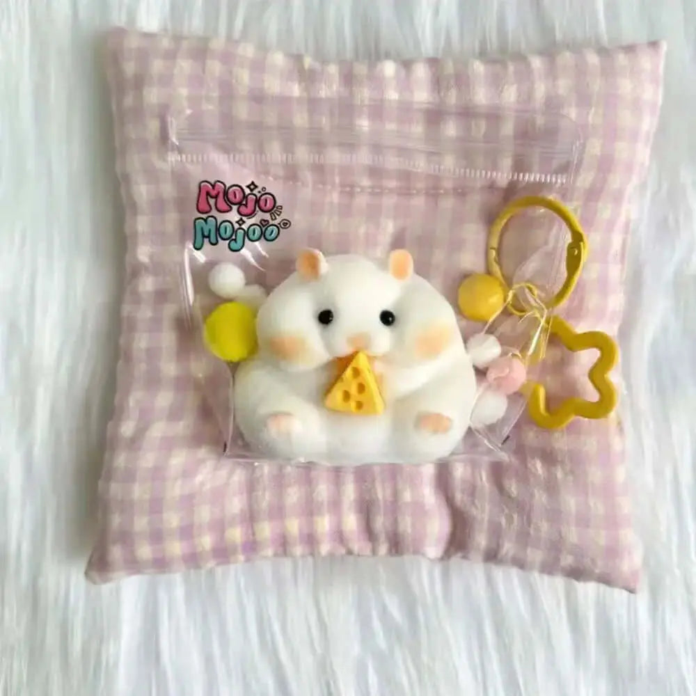 Taba Squishy Toy Mushy Silicone Mochi Toy Fuzzy Cute Hamster Handmade NEW Fidget Toy Relief  Stress Relax Gift TechVisio