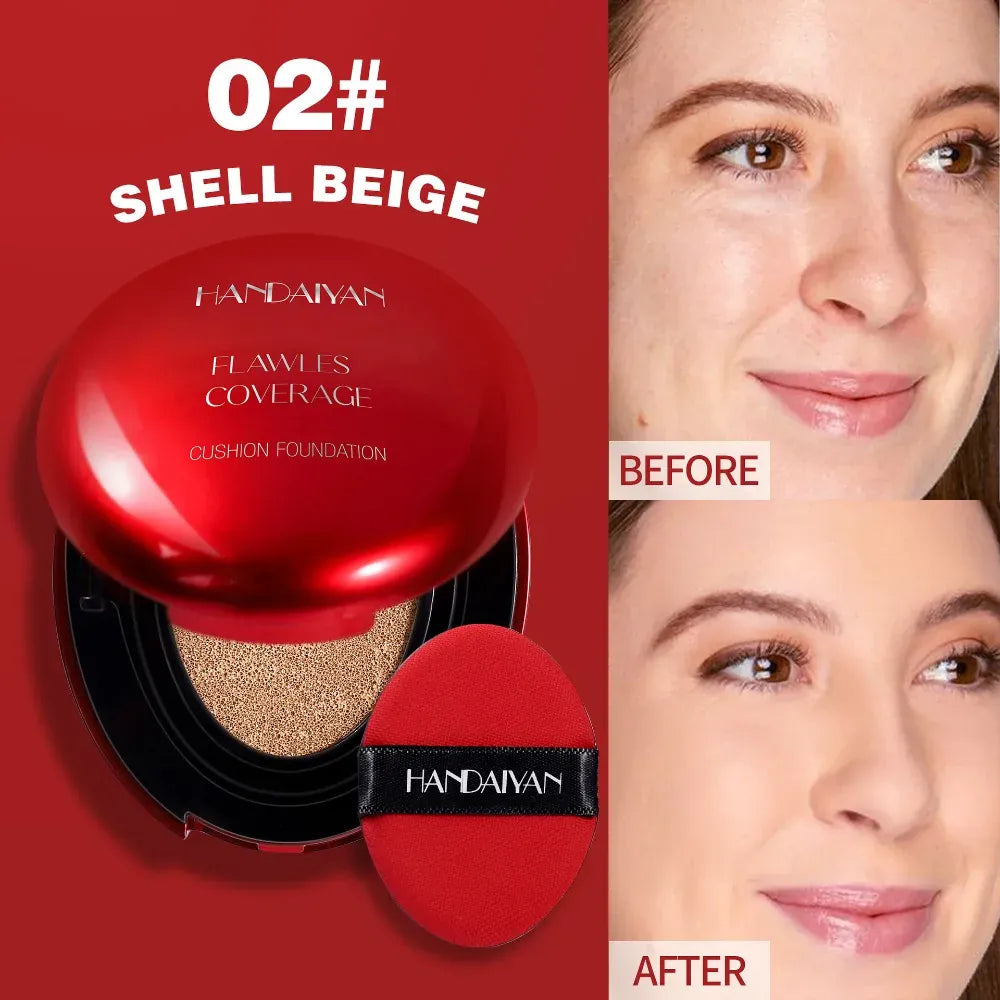 Air Cushion Foundation Light Natural Moisturizing Concealer Whitening Oil-control Women Base Long-lasting Makeup Korean Cosmetic TechVisio