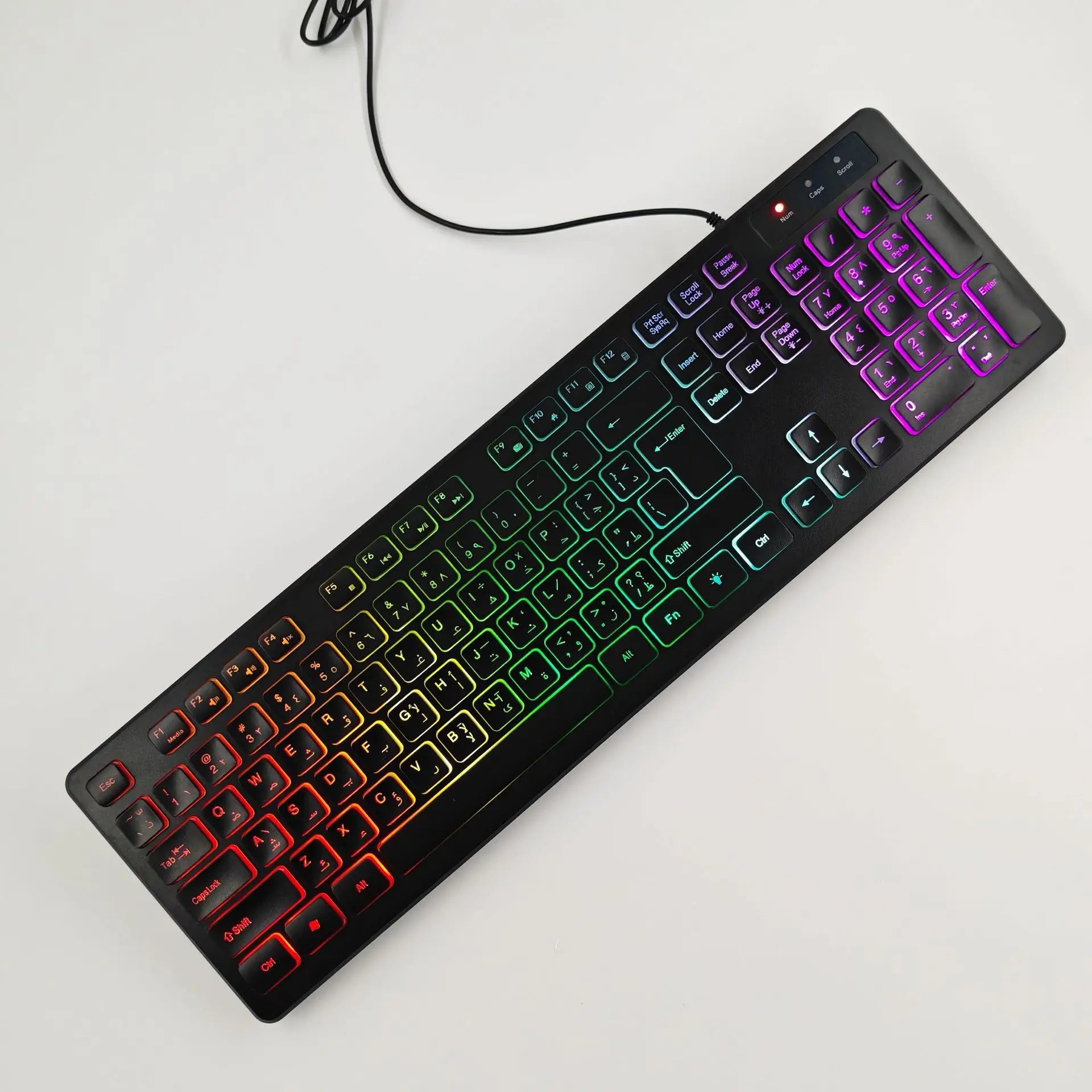 FUYUMY – RGB Gaming Keyboard 104 Keys USB Multi-language