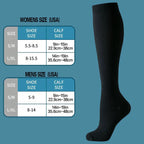 Chaussettes Compression Genoux – Pack 6 Paires Nylon TechVisio