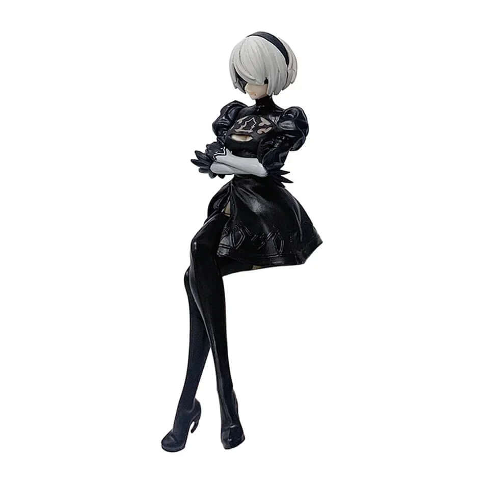 15Cm Anime Original SEGA Nier:automata Ver1.1A 2B Yorha No. 2 Type B Premium Chokonose Figure PVC Model Collectible Toys TechVisio