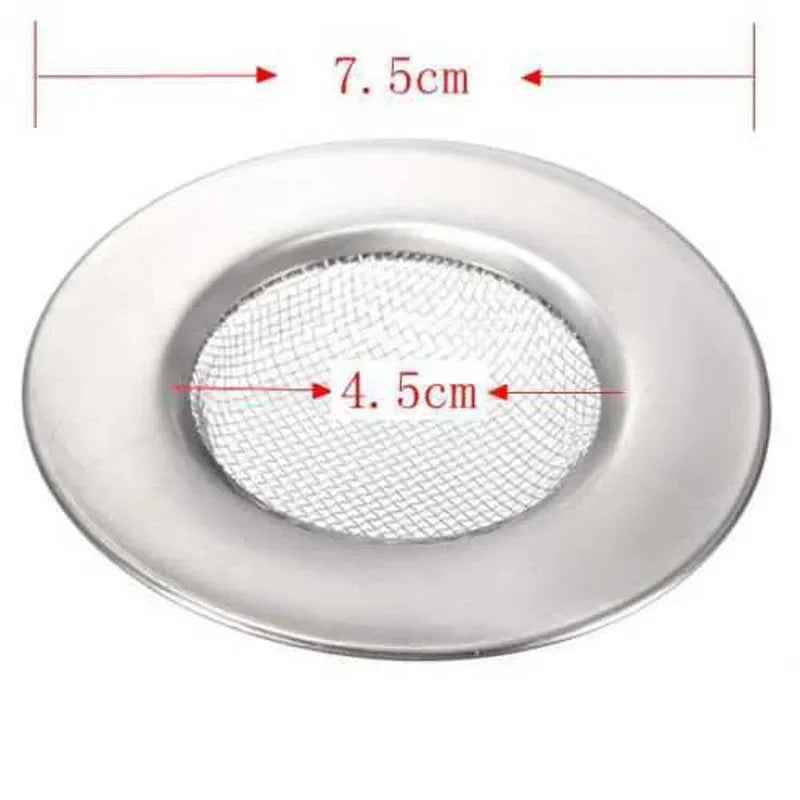 Stainless Steel Bathtub Hair Catcher Stopper Shower Drain Hole Filter Trap Kitchen Metal Sink Strainer Floor Drain TechVisio