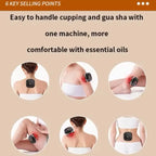 Ventouses Électriques Massage EMS – Infrarouge, Chaleur, Colonne Cervicale, Rechargeable TechVisio