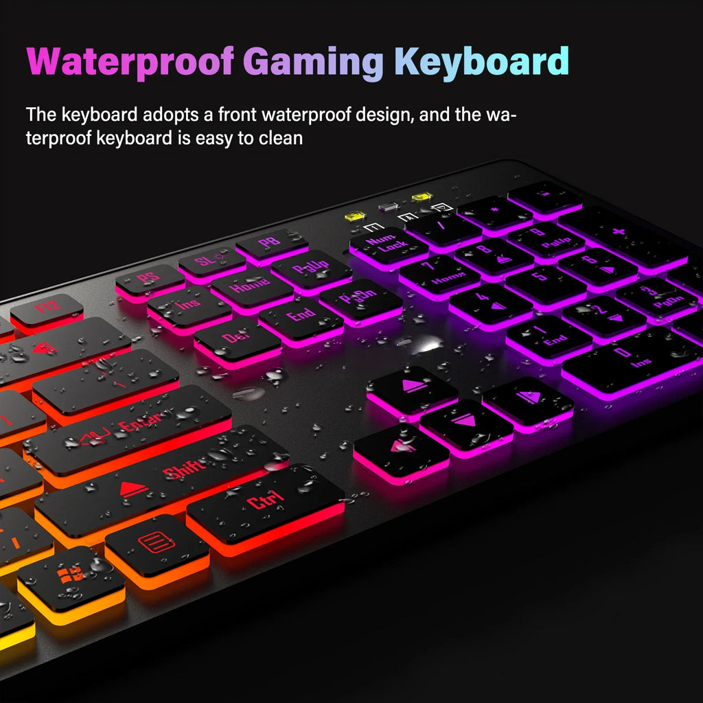 FUYUMY – Clavier Gaming RGB 104 Touches USB Multilingue