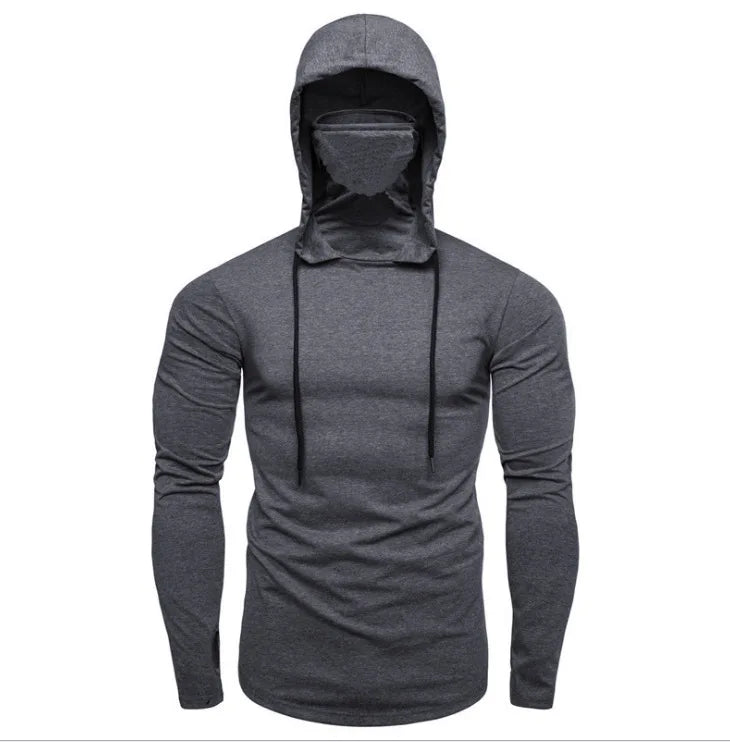 2026 Men Solid Color Hoodies Autumn Leisure Fitness Sweatshirt Men's Thin Sweater Hooded Long-Sleeved Hoodie M-5XL TechVisio