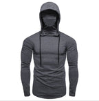 2026 Men Solid Color Hoodies Autumn Leisure Fitness Sweatshirt Men's Thin Sweater Hooded Long-Sleeved Hoodie M-5XL TechVisio
