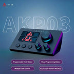 Clavier Macro Programmable Ajazz AKP03E/153E – Mini Console Bureau, Multi-Scénarios TechVisio