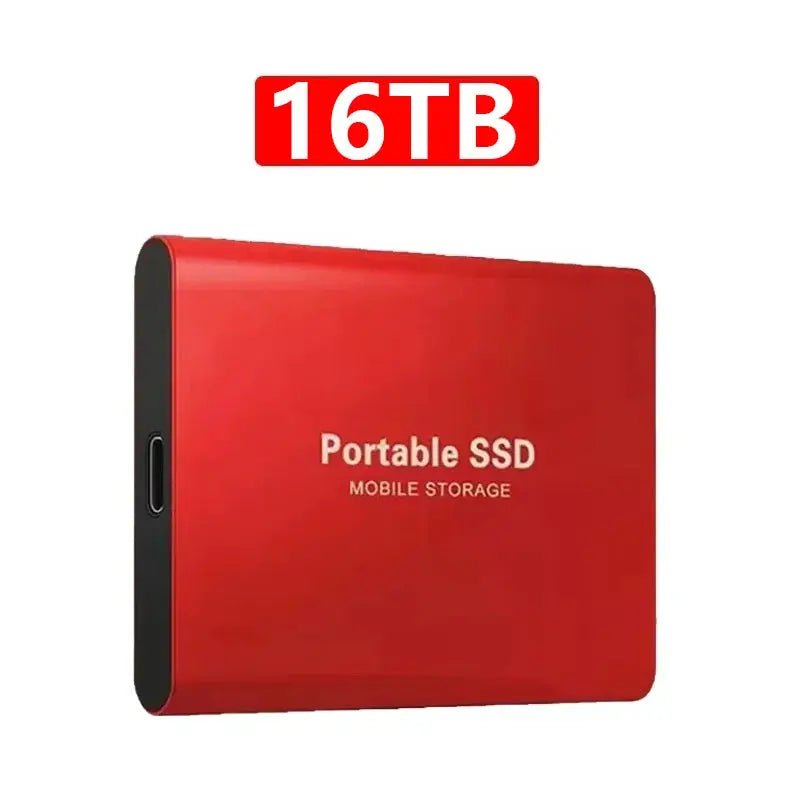 SSD Externe Portable Anti-Choc – 1To à 16To, USB 3.2 Type-C, Windows & Mac TechVisio