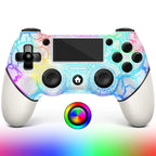 Manette PS4 Sans Fil AceGamer RGB – LED Crack | 1000mAh | PC Steam TechVisio