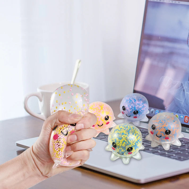 Kawaii Animal Stress Ball Fidget Toys Stress Relief Decompressions Toy Slow Rebond Squishy Toy for Kids Adult антистрес TechVisio
