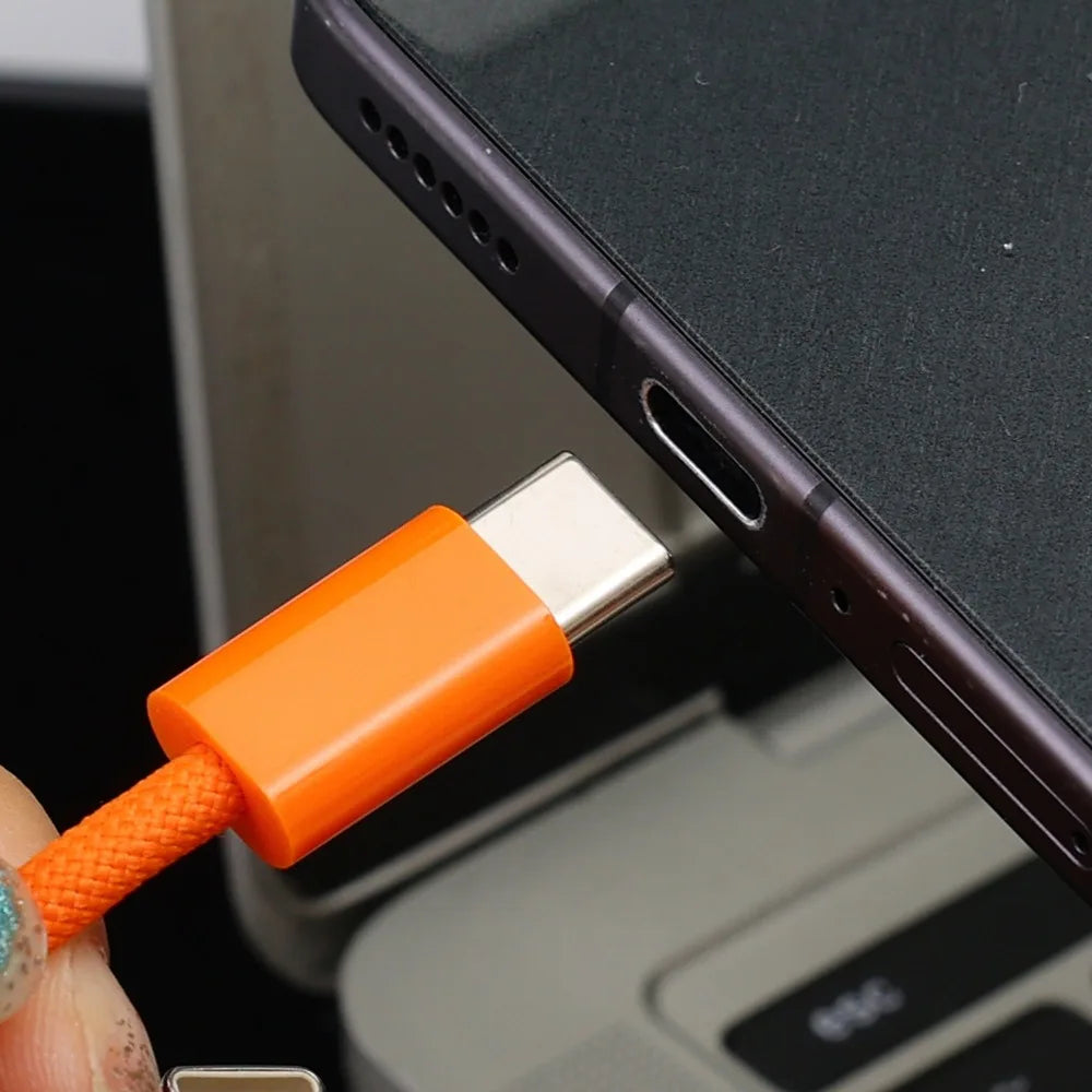 1/2/3m 60W Fast Charging Cable Data Line Type C To Type-C for Iphone 17 Pro Max USBC To C Cable Wire Cord for IPhone 15 16 17 TechVisio