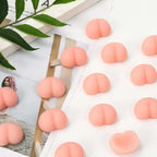 10Pcs Fun Noctilucent Butt Mochi Squeeze Stereo Relieve Stress Peach Bum Sticker Mobile Phone Decoration Accessories Toy TechVisio