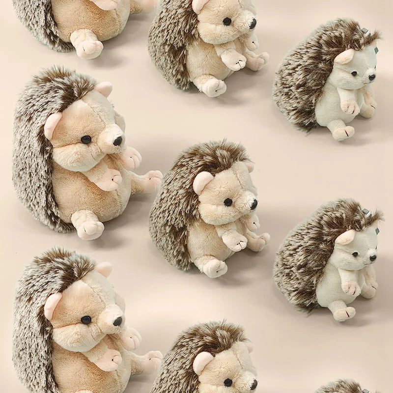 Adorable Hedgehog Plush Toy Stuffed Animal Sleeping Companion Doll for Room Decor Cute Birthday Gift TechVisio