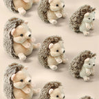 Adorable Hedgehog Plush Toy Stuffed Animal Sleeping Companion Doll for Room Decor Cute Birthday Gift TechVisio